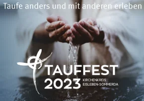 Postkarte Tauffest2023 Vorderseite | Foto: Kirchenkreis Eisleben-Sömmerda